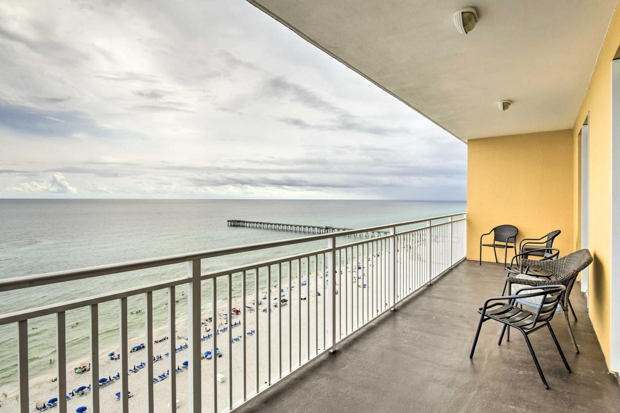 Oceanfront Pcb Condo With Gulf Views And Pool Access! Panama City Beach Bagian luar foto
