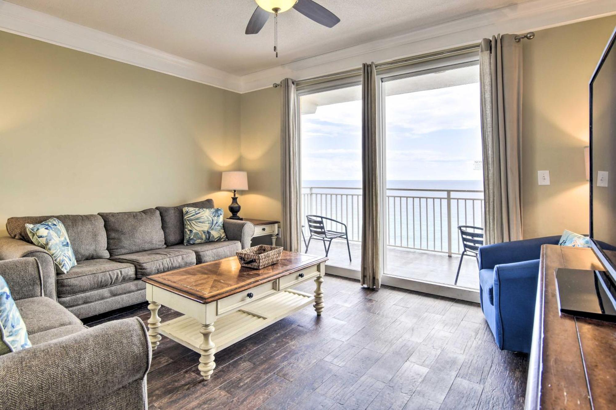 Oceanfront Pcb Condo With Gulf Views And Pool Access! Panama City Beach Bagian luar foto